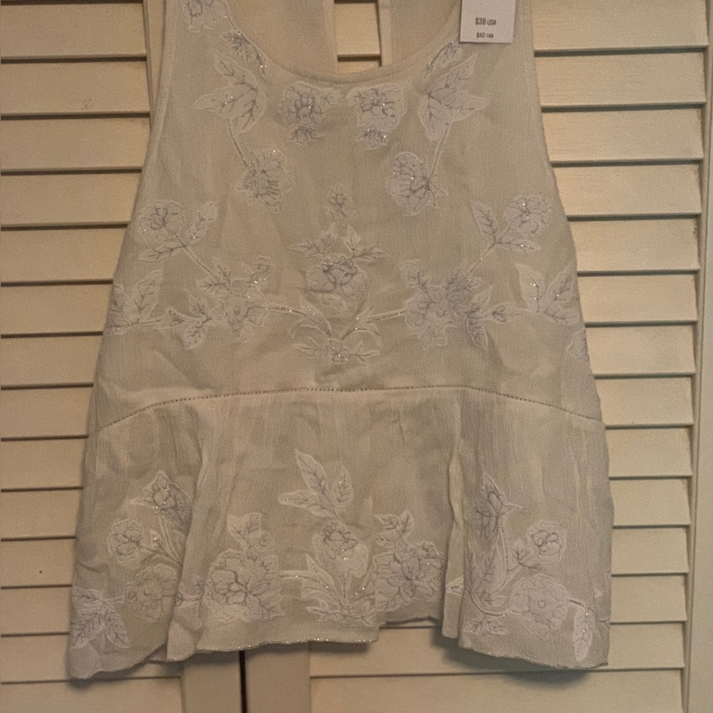 New with tags A&F Ruffle tank